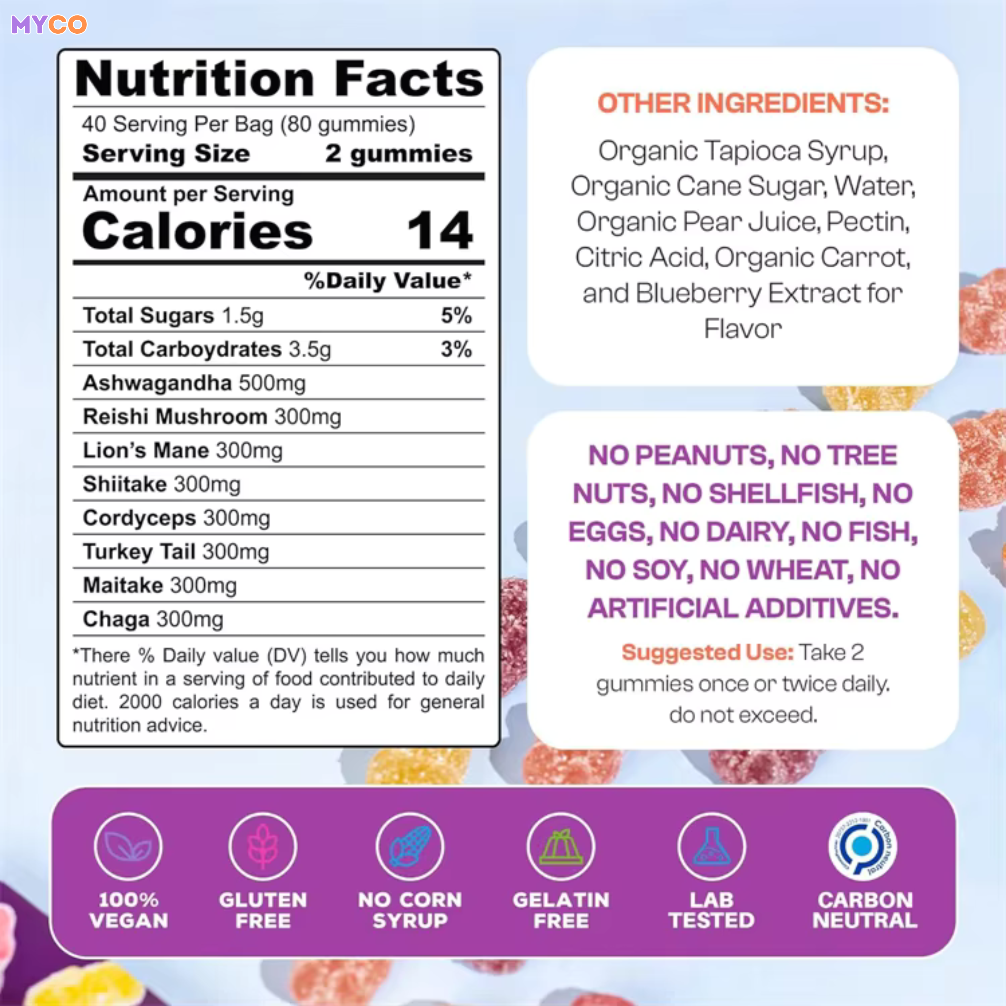 Myco - Жести витамини